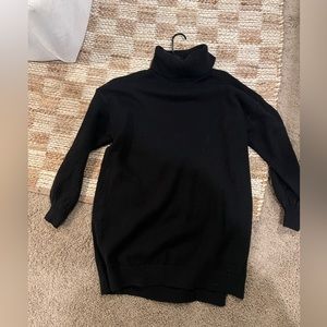 Black Show me your mumu sweater dress. size large.